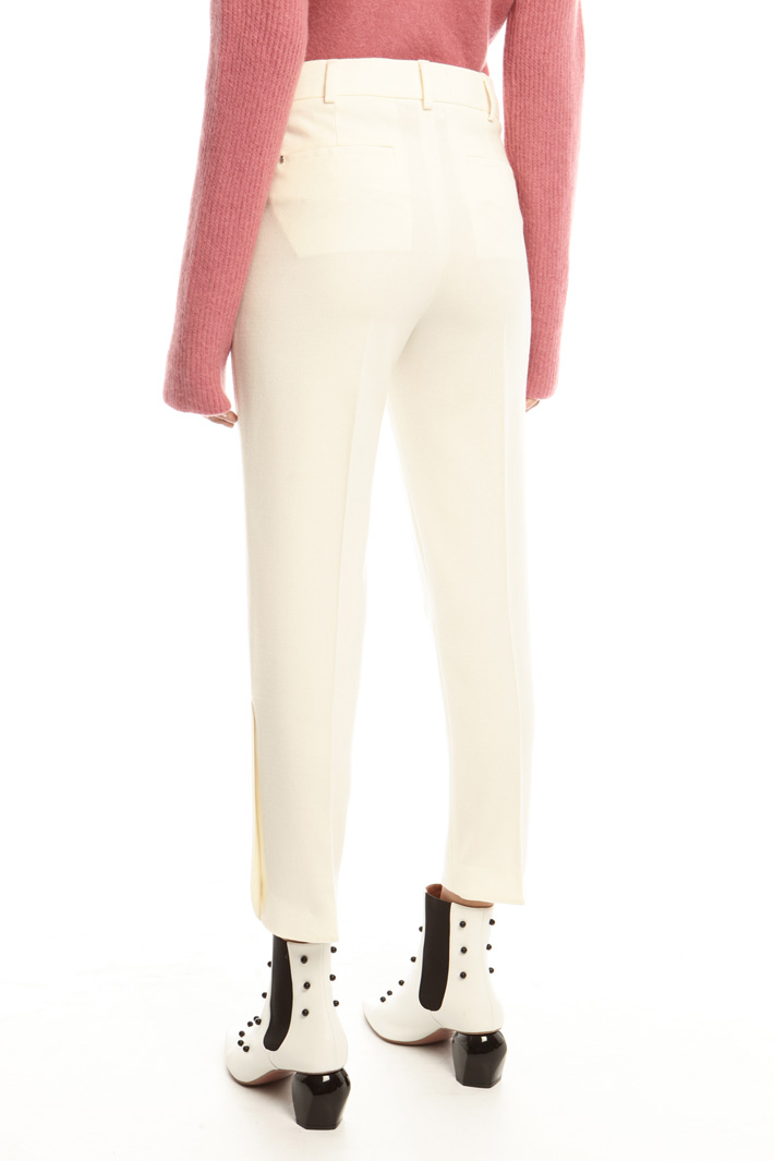 Trousers in wool flannel Intrend Trousers in wool flannel Intrend