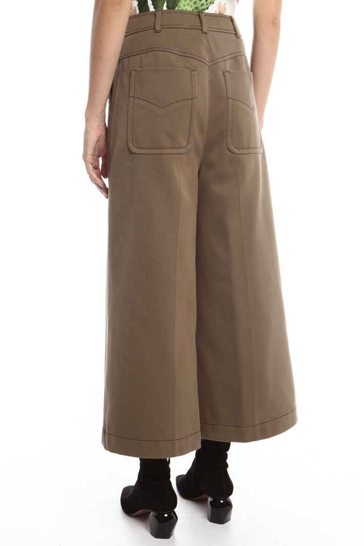 Pantaloni palazzo in bull Intrend Pantaloni palazzo in bull Intrend