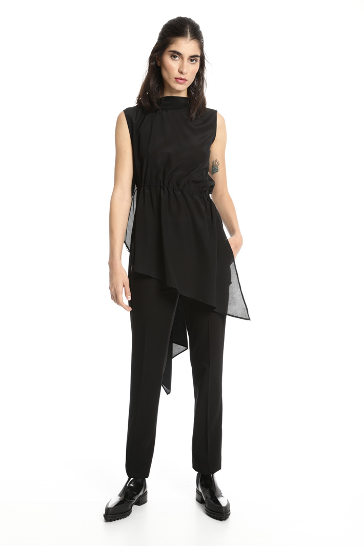 Asymmetrical silk top Intrend Asymmetrical silk top Intrend