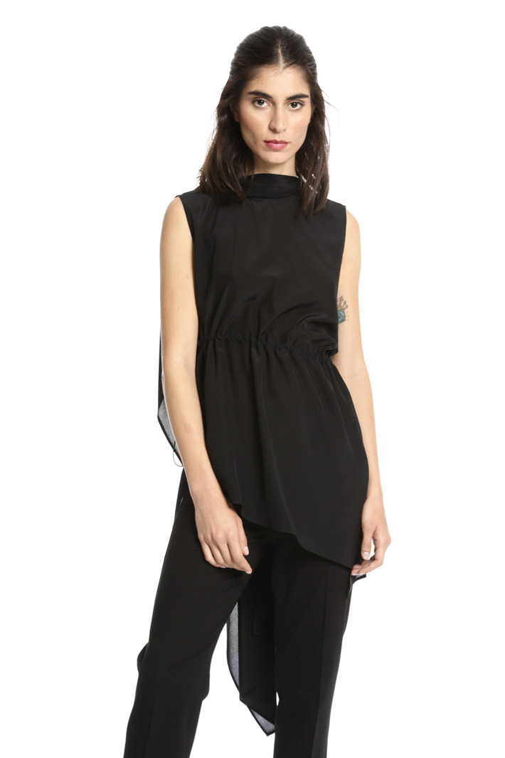 Asymmetrical silk top Intrend Asymmetrical silk top Intrend