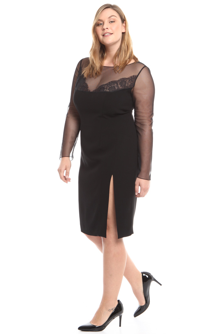 Abito in triacetato e tulle Intrend Abito in triacetato e tulle Intrend