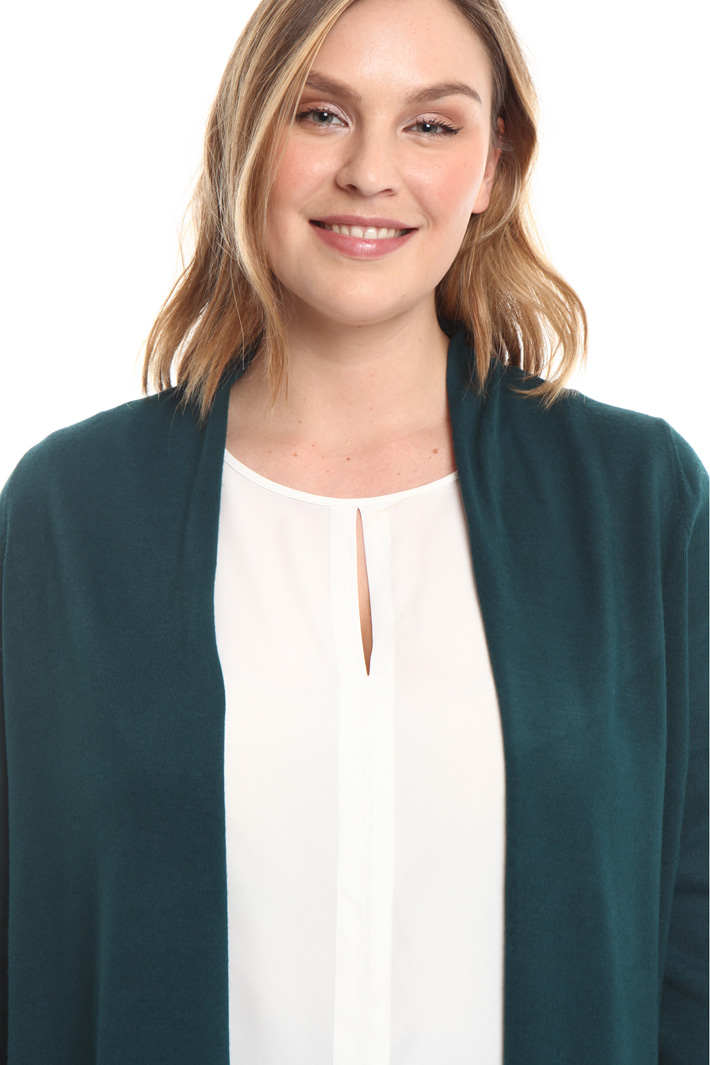 Cardigan in maglia e crepe Intrend Cardigan in maglia e crepe Intrend