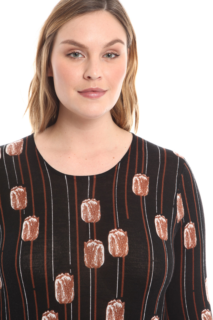 Maglia in lana stampata Intrend Maglia in lana stampata Intrend