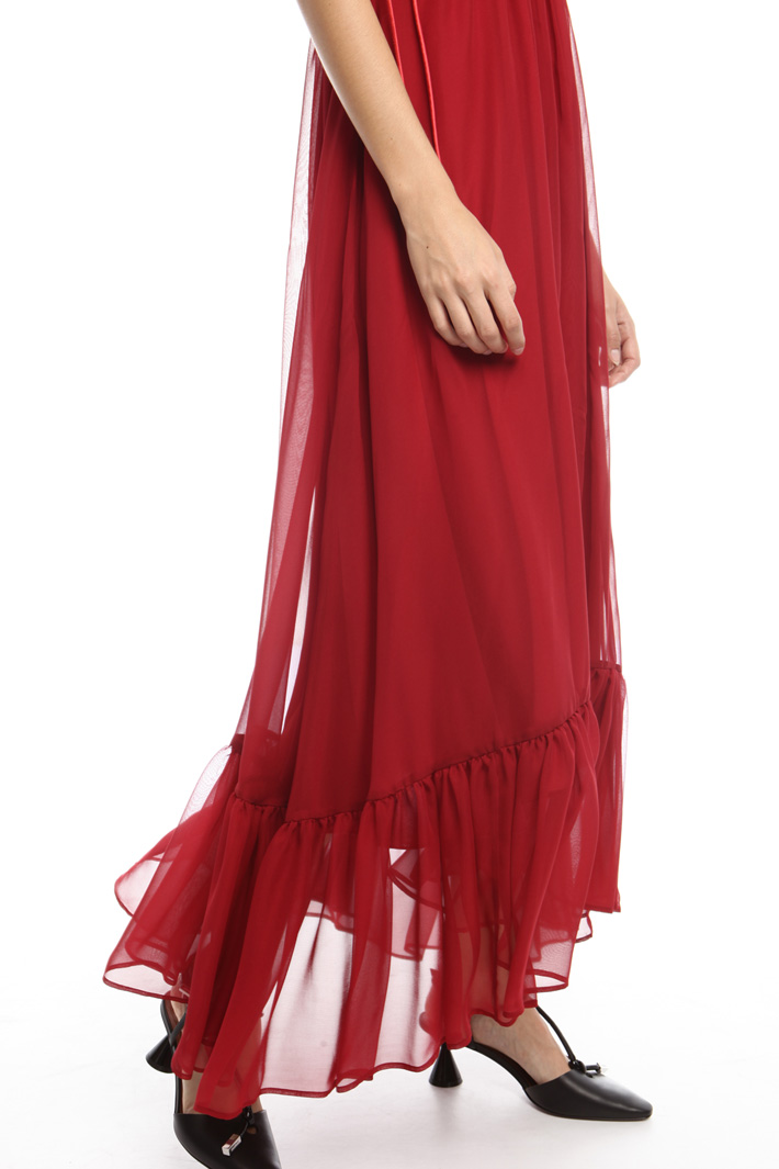 Abito lungo in georgette Intrend Abito lungo in georgette Intrend