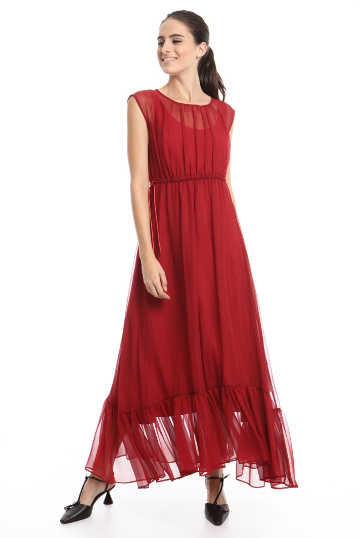 Abito lungo in georgette Intrend Abito lungo in georgette Intrend
