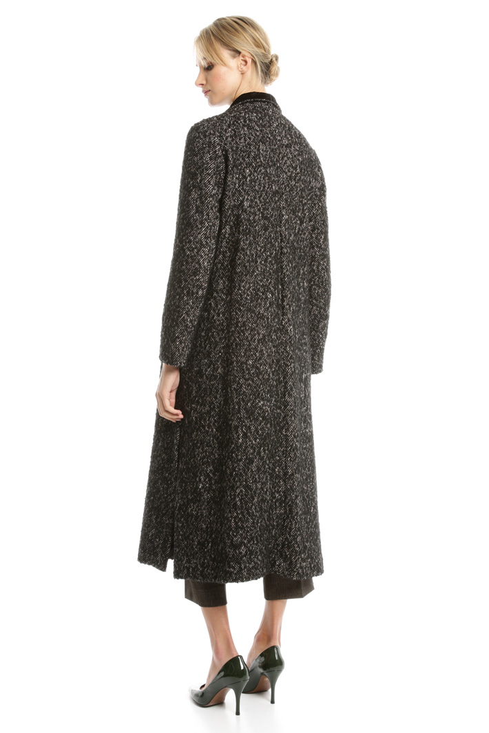 Cappotto in tweed di lana Intrend Cappotto in tweed di lana Intrend