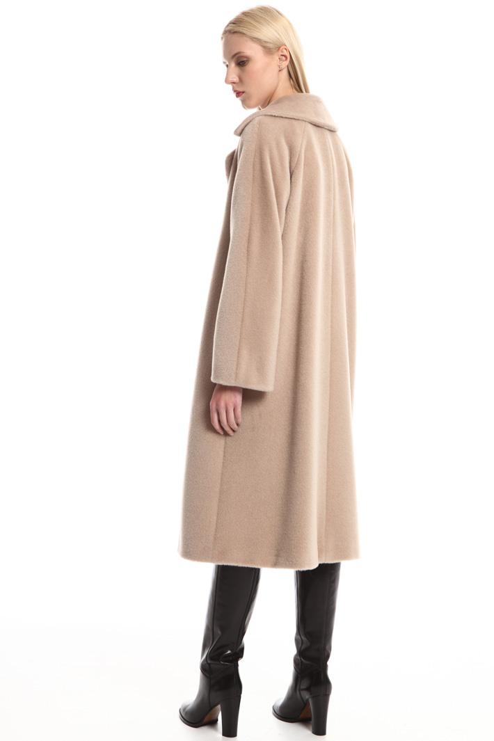 Flared alpaca coat Intrend Flared alpaca coat Intrend