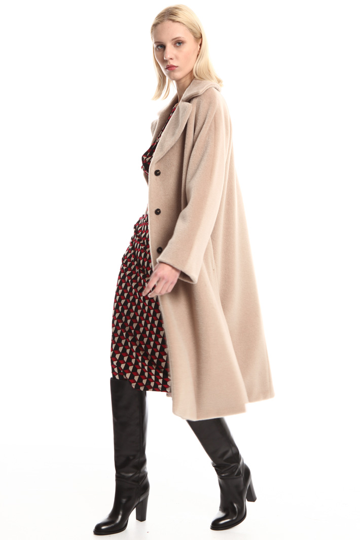 Flared alpaca coat Intrend Flared alpaca coat Intrend