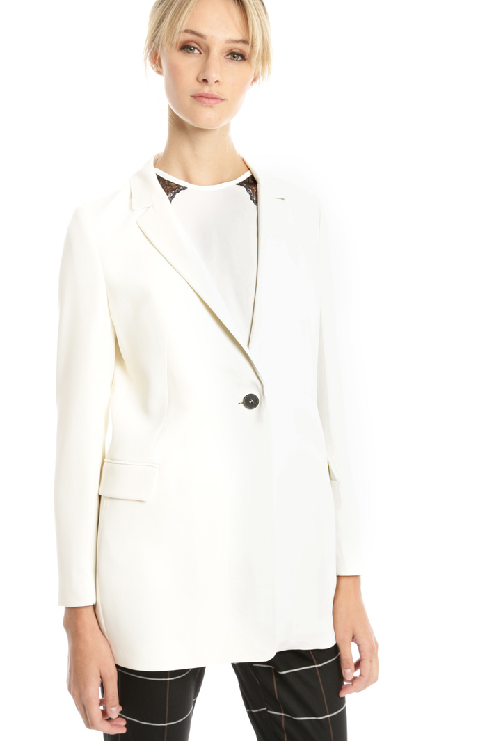 Blazer in crepe enver satin Intrend Blazer in crepe enver satin Intrend