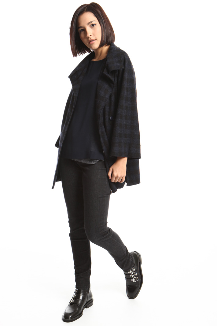 Wool jersey coat Intrend Wool jersey coat Intrend