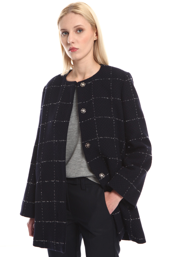 Checked wool coat Intrend Checked wool coat Intrend