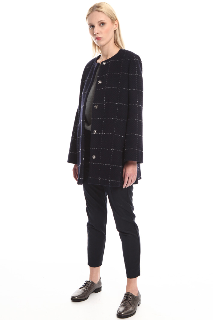 Checked wool coat Intrend Checked wool coat Intrend