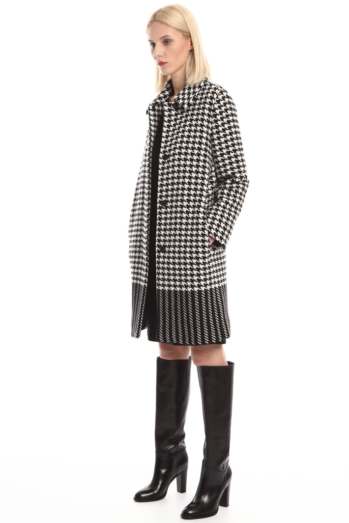 Houndstooth coat Intrend Houndstooth coat Intrend