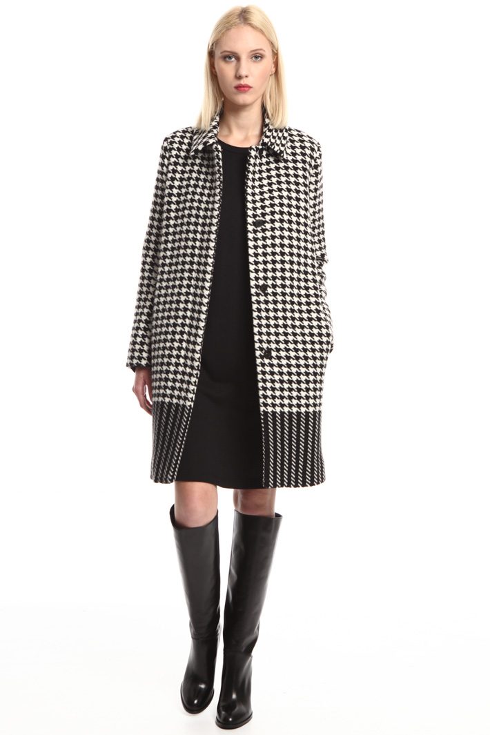 Houndstooth coat Intrend Houndstooth coat Intrend