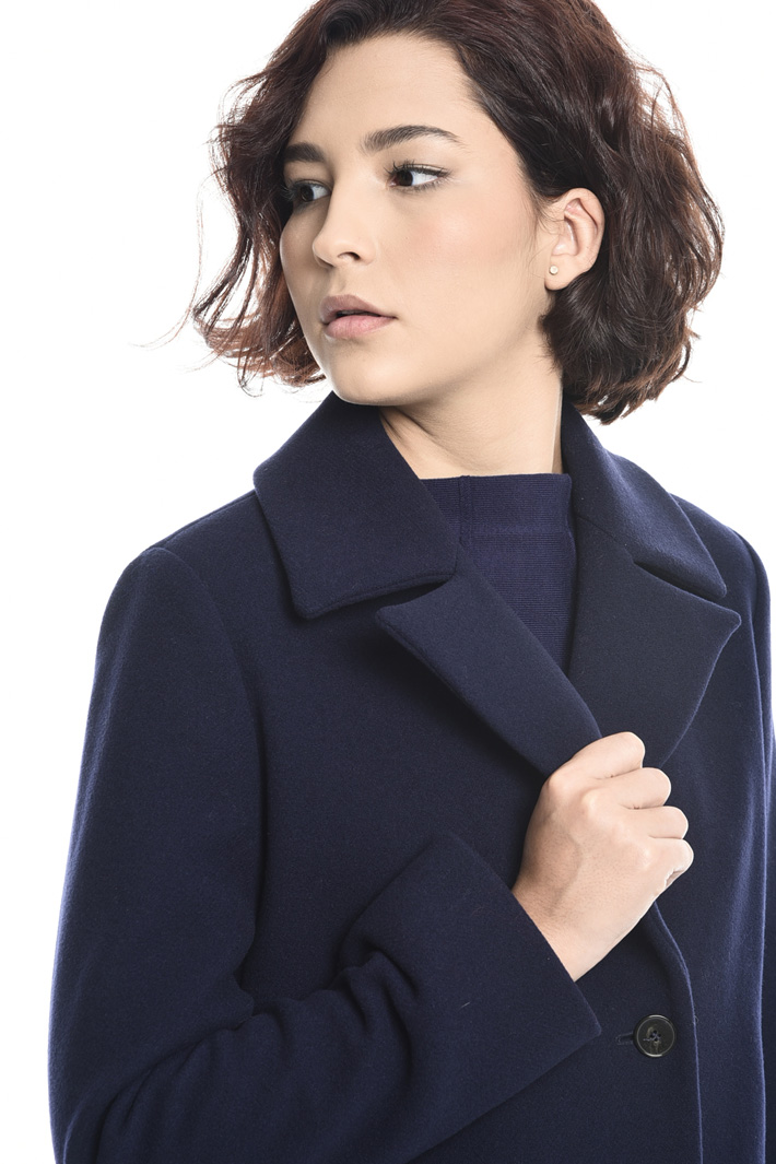 Double-breasted felted coat Intrend Double-breasted felted coat Intrend