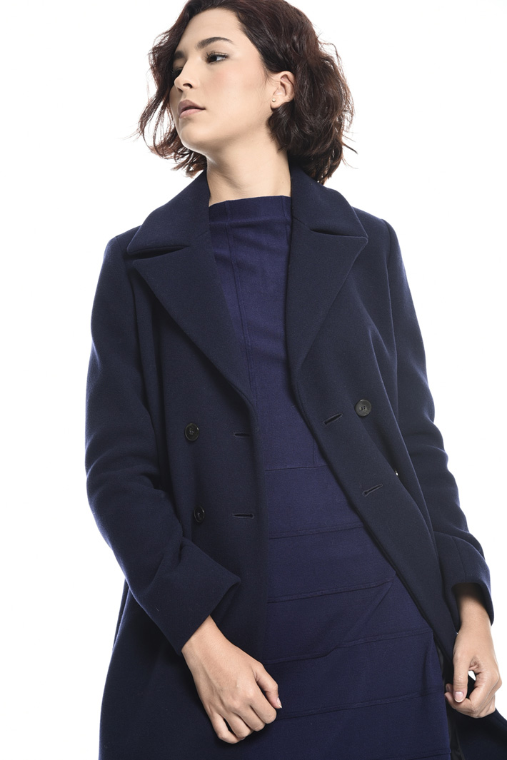 Double-breasted felted coat Intrend Double-breasted felted coat Intrend