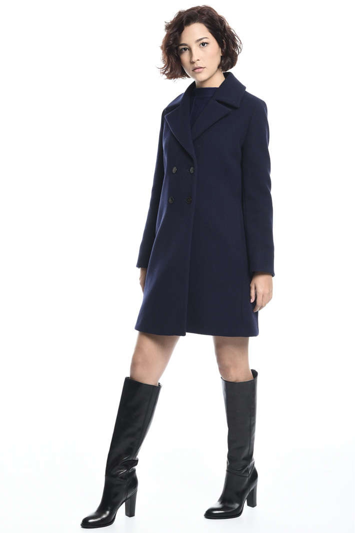 Double-breasted felted coat Intrend Double-breasted felted coat Intrend