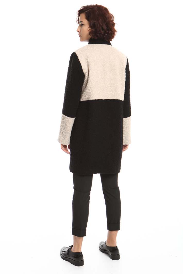 Bouclé wool coat Intrend Bouclé wool coat Intrend