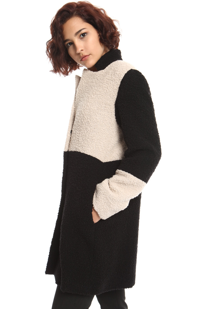 Bouclé wool coat Intrend Bouclé wool coat Intrend
