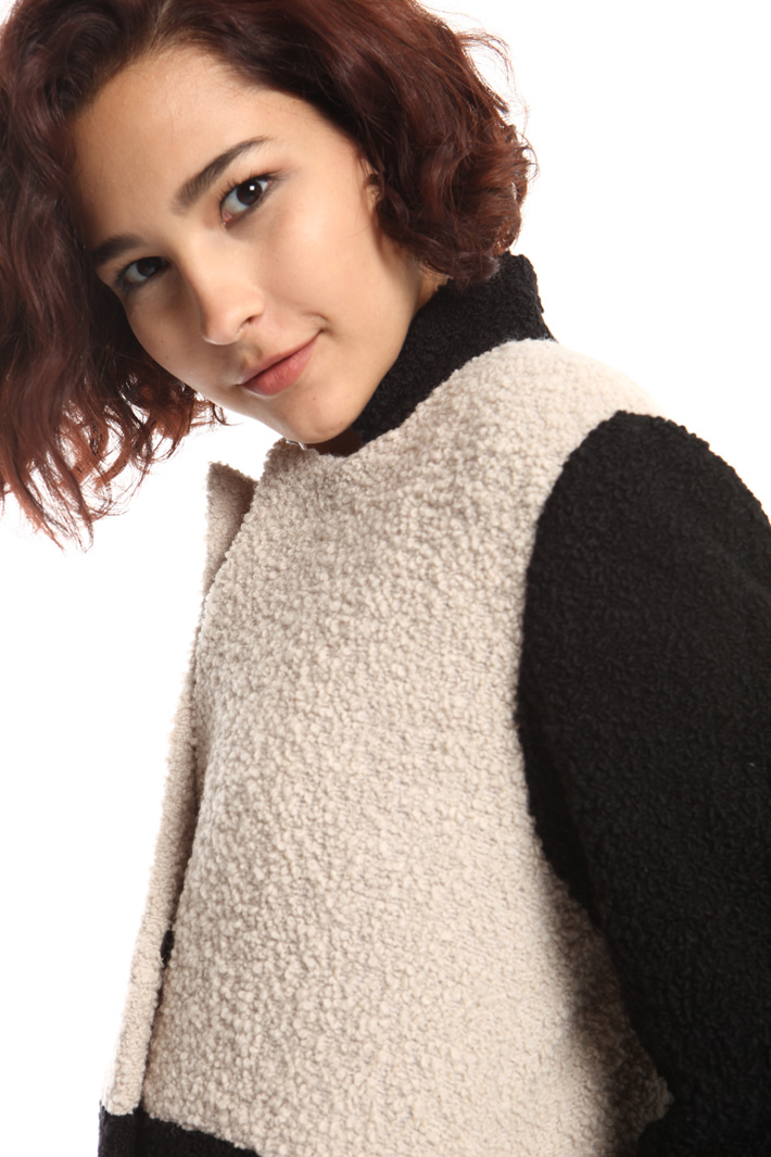 Bouclé wool coat Intrend Bouclé wool coat Intrend