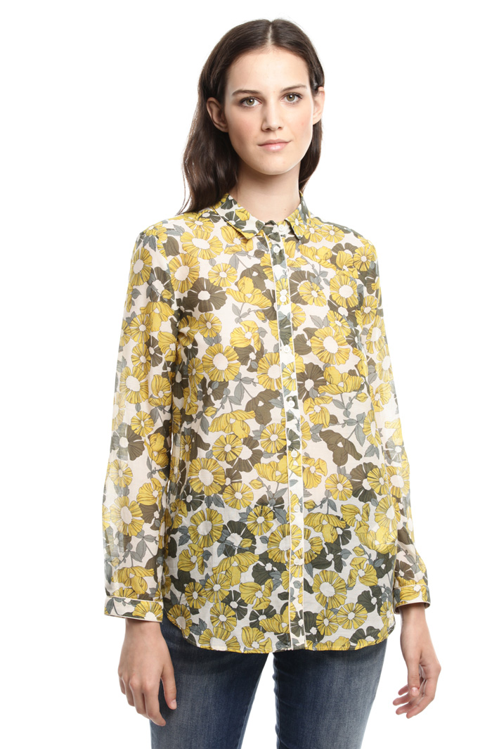 Camicia in mussola stampata Intrend Camicia in mussola stampata Intrend