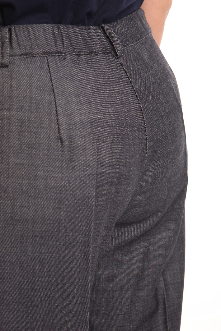Pantalone linea dritta in lana Intrend Pantalone linea dritta in lana Intrend