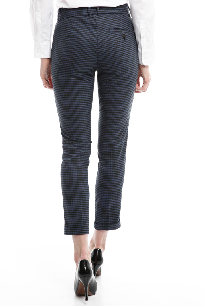 Pantalone stretch tinto filo Intrend Pantalone stretch tinto filo Intrend