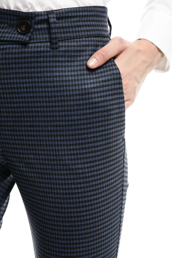 Pantalone stretch tinto filo Intrend Pantalone stretch tinto filo Intrend