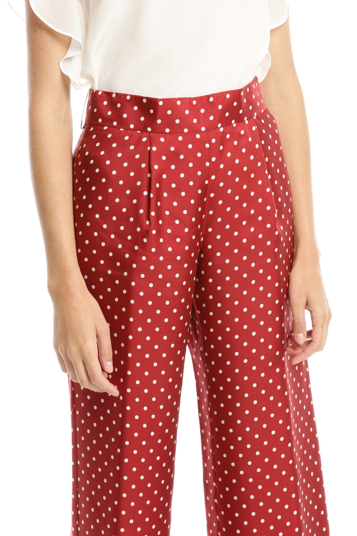 Pantalone in twill di seta Intrend Pantalone in twill di seta Intrend