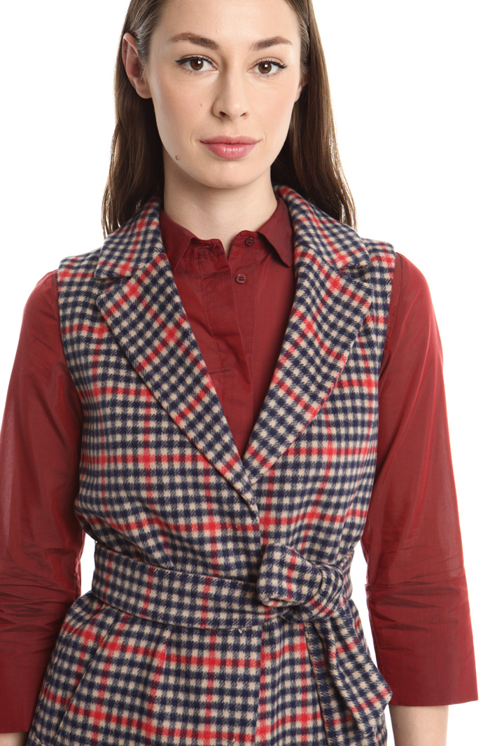Gilet in misto lana a fantasia Intrend Gilet in misto lana a fantasia Intrend
