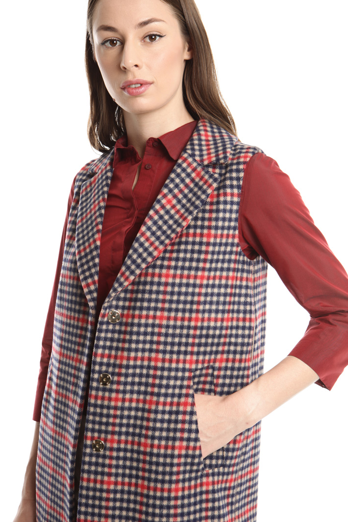 Gilet in misto lana a fantasia Intrend Gilet in misto lana a fantasia Intrend