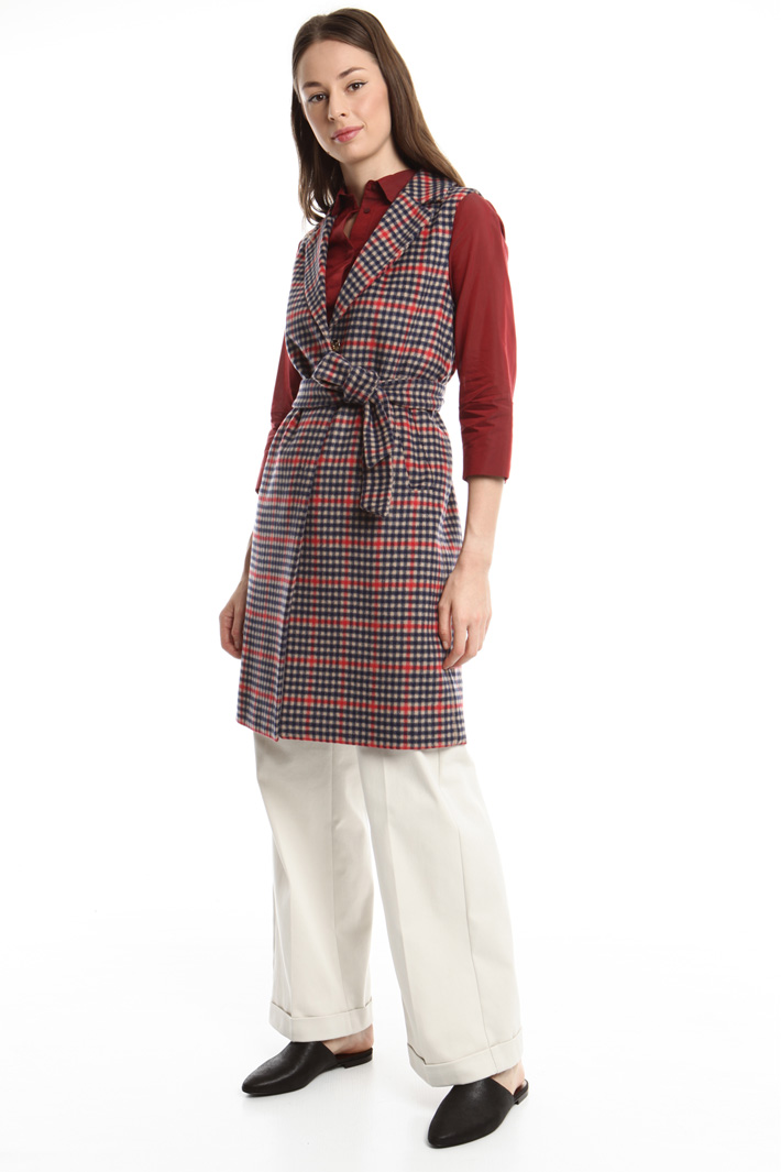 Gilet in misto lana a fantasia Intrend Gilet in misto lana a fantasia Intrend
