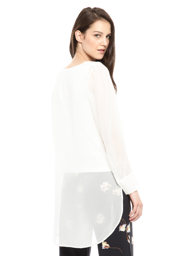 Blusa fluida in georgette Intrend Blusa fluida in georgette Intrend