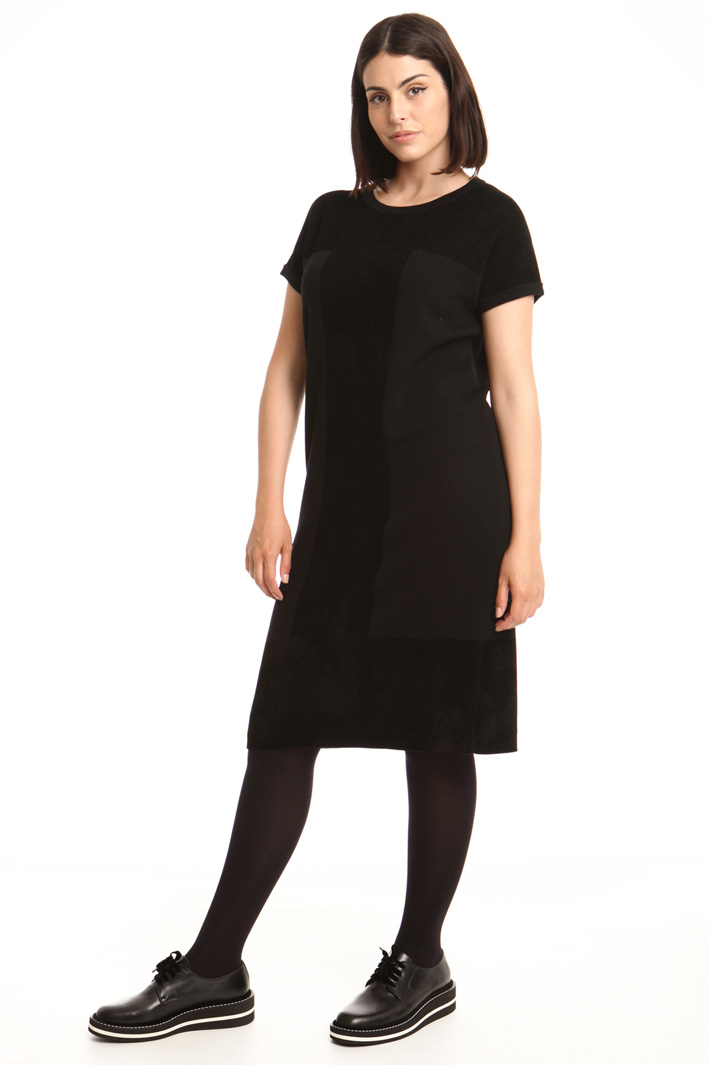 Abito kimono in misto lana Intrend Abito kimono in misto lana Intrend