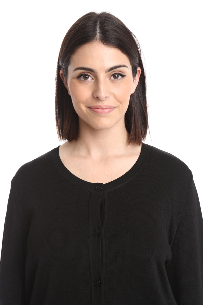 Glossy viscose cardigan Intrend Glossy viscose cardigan Intrend