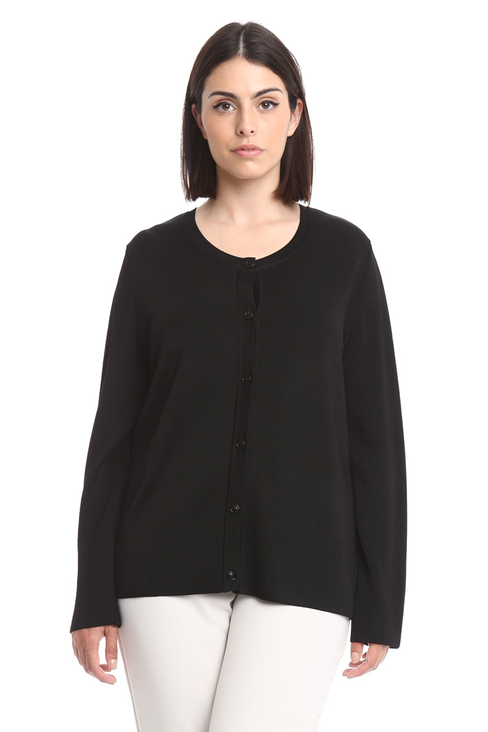 Glossy viscose cardigan Intrend Glossy viscose cardigan Intrend