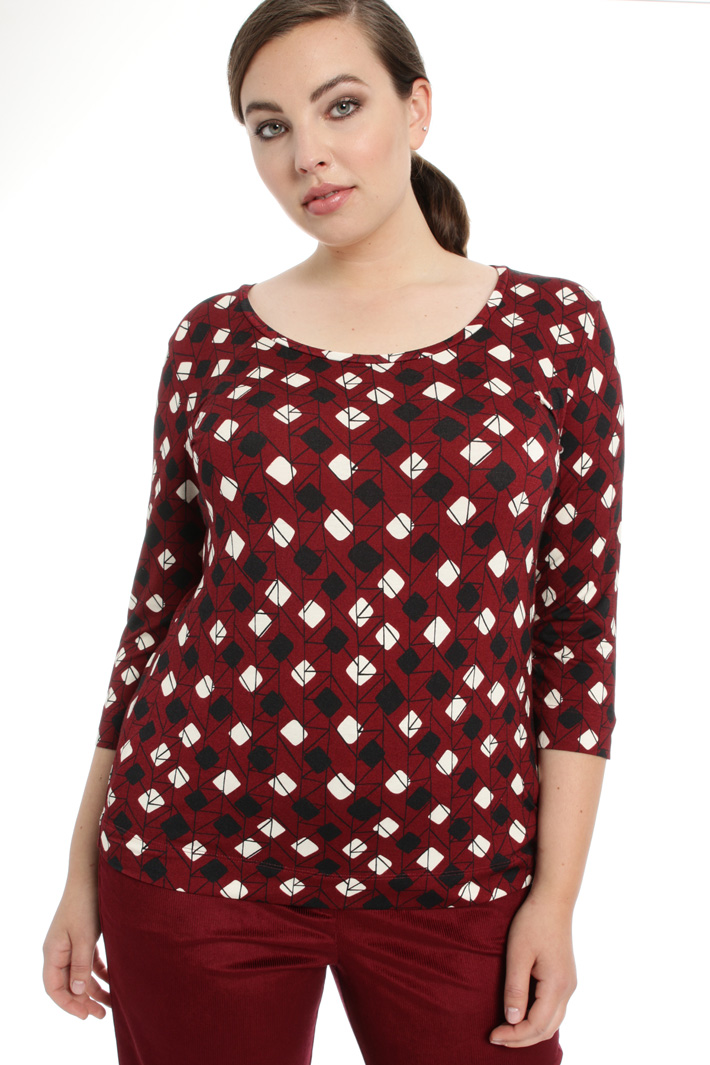 Printed jersey T-shirt Intrend Printed jersey T-shirt Intrend