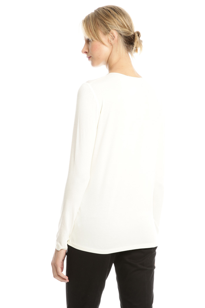 Crepe and jersey T-shirt Intrend Crepe and jersey T-shirt Intrend