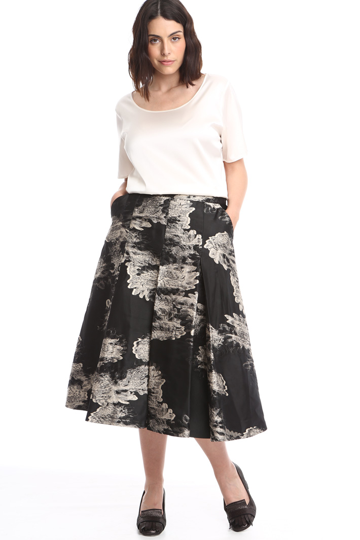 Gonna midi in jacquard Intrend Gonna midi in jacquard Intrend