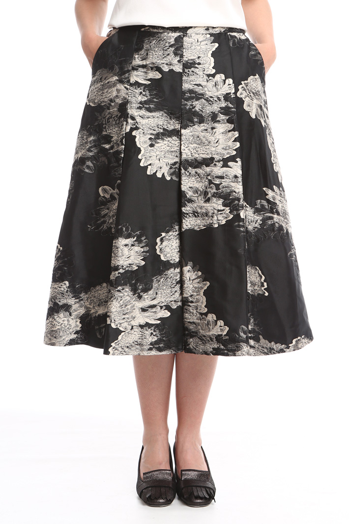 Gonna midi in jacquard Intrend Gonna midi in jacquard Intrend