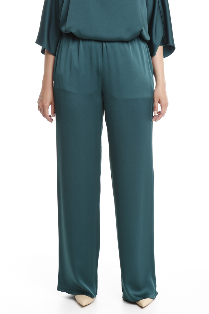 Pantalone palazzo in tessuto Intrend Pantalone palazzo in tessuto Intrend
