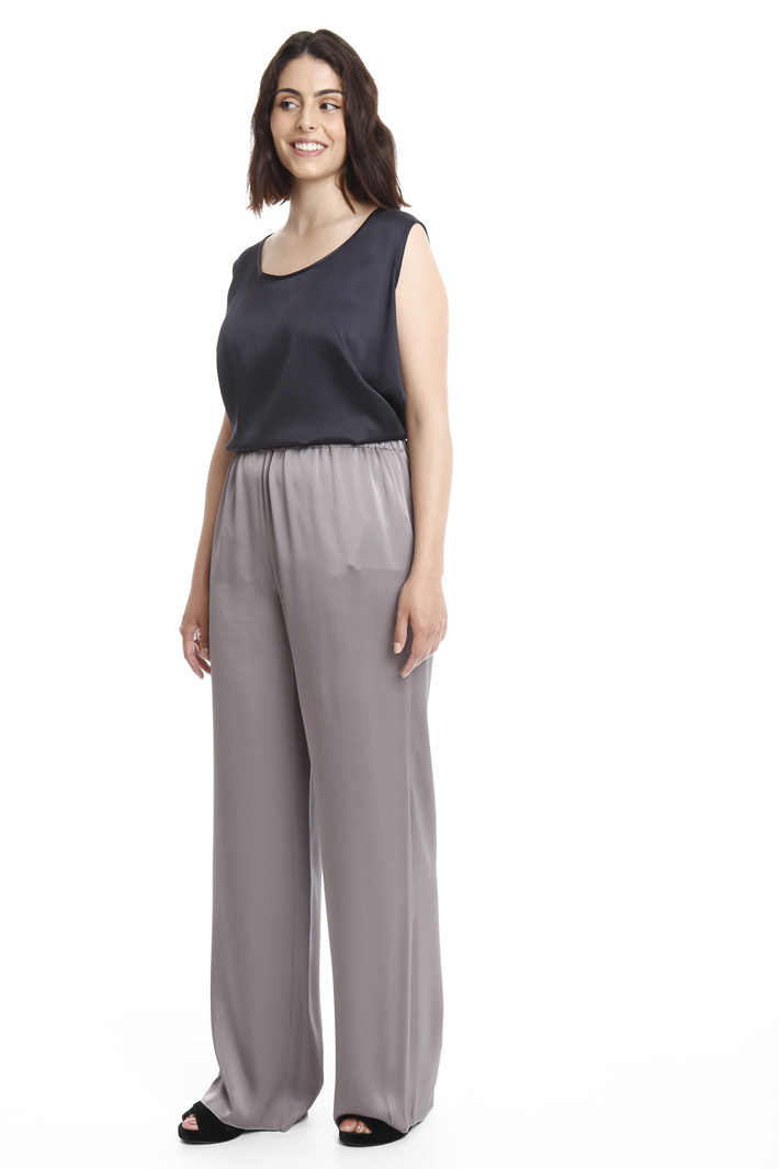 Pantalone palazzo in tessuto Intrend Pantalone palazzo in tessuto Intrend