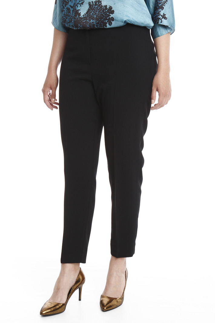 Pantalone slim in crepe Intrend Pantalone slim in crepe Intrend