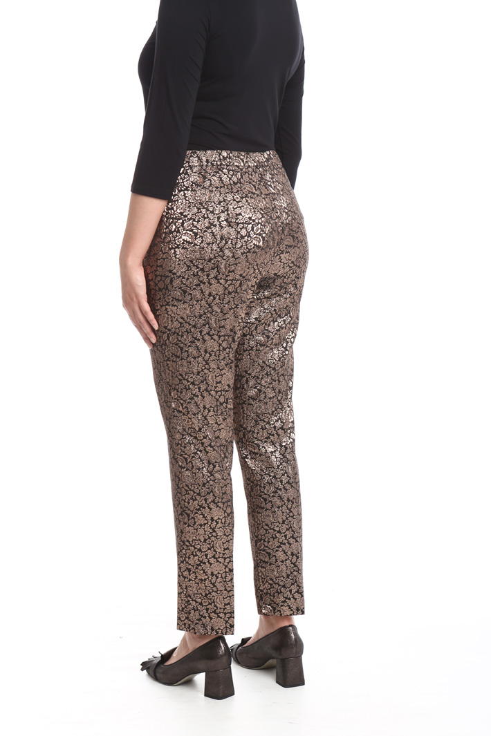 Pantalone jacquard lurex Intrend Pantalone jacquard lurex Intrend