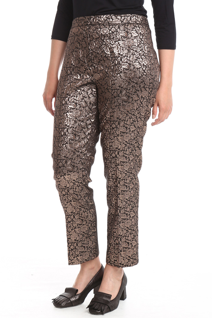 Pantalone jacquard lurex Intrend Pantalone jacquard lurex Intrend