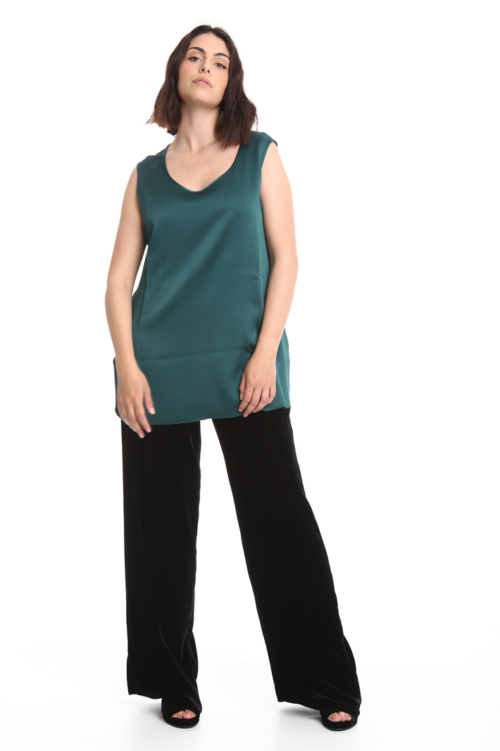 Top in crepe lucido Intrend Top in crepe lucido Intrend