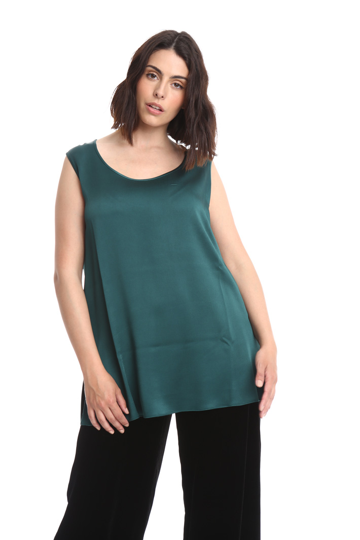 Top in crepe lucido Intrend Top in crepe lucido Intrend