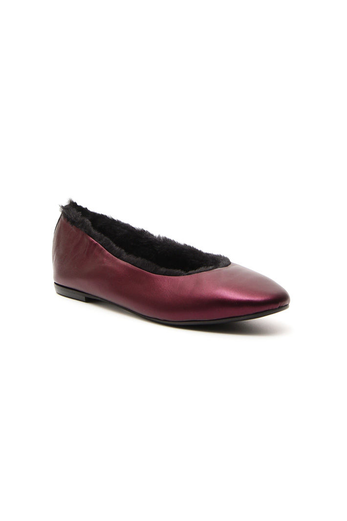 Metallised leather ballerina Intrend Metallised leather ballerina Intrend