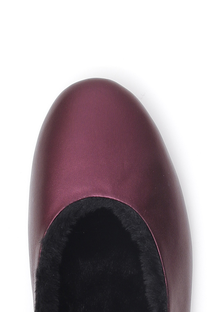 Metallised leather ballerina Intrend Metallised leather ballerina Intrend