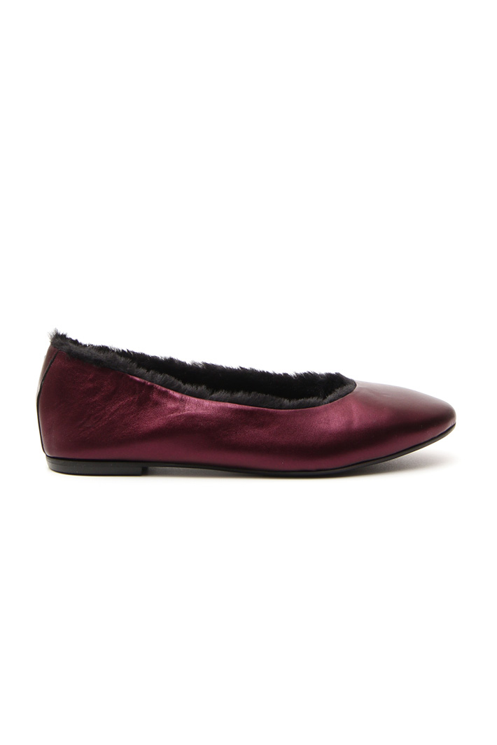 Metallised leather ballerina Intrend Metallised leather ballerina Intrend